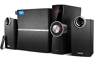 Edifier C2XD System Głośników, Czarny, 53 W