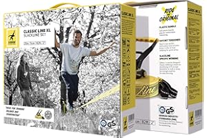Gibbon Slacklines Classic, Set Slackline Unisex Adulto