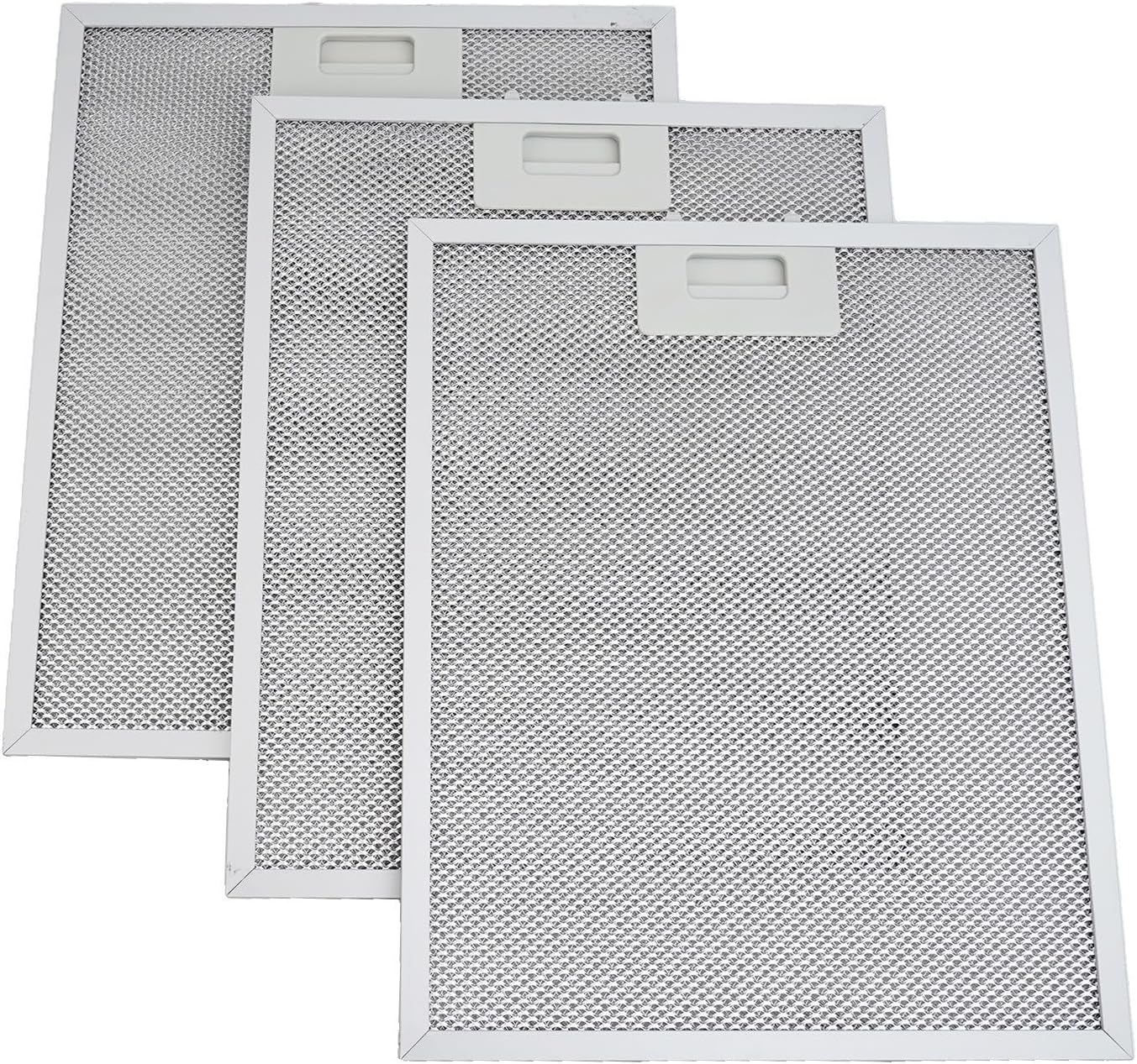 3 filtros de aluminio para campana extractora compatibles con CP750SS FHEE26A9S LOFCP750SS y más filtros de ventilación extractores de malla metálica 340 x 280 x 9 mm