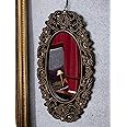 Onlineshoppee Antique with Handicraft Work Wood Mirror Frame (30 cm x 2 cm x 50 cm, Brown)