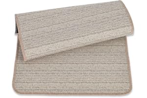 CASATESSILE Tappeto cucina MELANGE largo 53 cm. Passatoia Cucina Made in Italy, Antiscivolo, Lavabile - BEIGE, 300 cm.