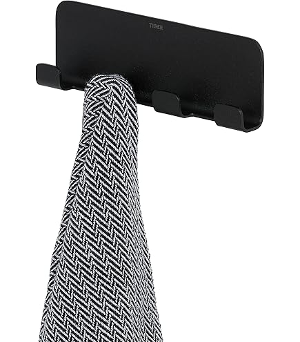 Ambrosya - Handdoekhouder zonder boren - haken zelfklevend badkamer accessoires badkamer decoratie handdoekhaak kledinghaak muur garderobe keuken (roestvrij staal (geborsteld), 4 x 1
