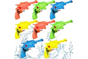 Lets Joy Pistolet à Eau pour Enfants, 8PCS Petit Pistolet à Eau,Jouet Pistolet à Eau, Jouet d'Eté Pistolet à Eau,Plein Air Pistolets Eau pour Piscine Plage,Cadeaux pour Garçons Filles Enfants