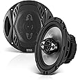 BOSS Audio Systems NX654 Car Speakers - 400 Watts Per Pair, 200 Watts Each, 6.5 Inch, Full Range, 4 Way, Sold in Pairs