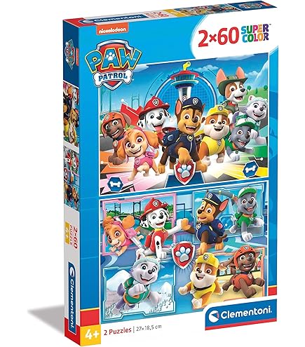 Clementoni Supercolor Paw Patrol The Mighty Movie-3x48 Enfants 5 An Boite De 3 48 Pieces Puzzle Dessin Anime Fabrique En Amz B0
