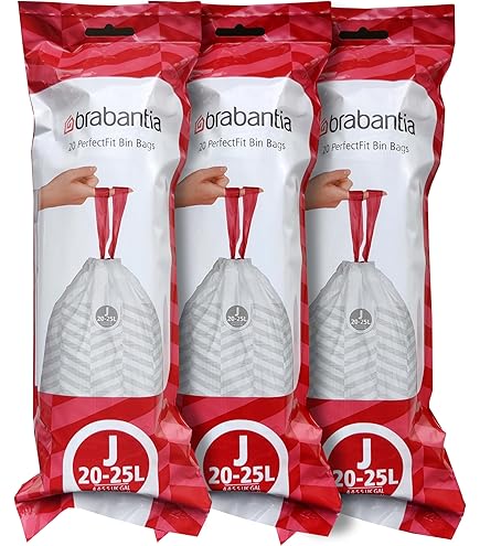 Deiss Bin Liners 23 30 Litre For Brabantia Touch Bin