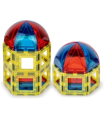 Playmags Ensemble de 32 pièces de Carreaux colorés, Construction magnétique Unique primée, créativité et Jouets de Construction éducatifs pour Enfants, approuvé STEM (32 pièces Playmags Ensemble de 32 pièces de Carreaux colorés, Construction magnétique Unique primée, créativité et Jouets de Construction éducatifs pour Enfants, approuvé STEM (32 pièces
