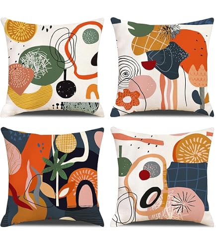 4 Housses De Coussin 45x45cm Blanc Sublimation | Polyester Sergé - Fermeture Invisible DIY