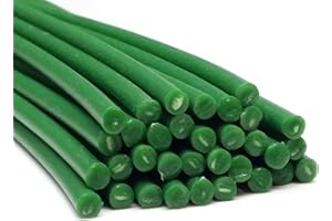 AZ-REPTEC Plastique baguettes de soudure PE-HD Vert (RAL6001) 4mm Ronde 25 Barres HDPE