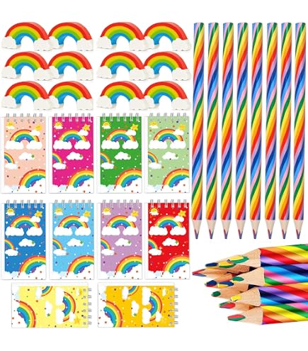 Cerchio Delle Matite Colorate Arcobaleno Con Realistico Illustrazione