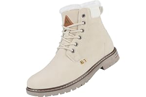 Mishansha Zapatos de Invierno Hombre Cálido Fur Forradas Botas Mujer Cómodo Boots GR.36-48