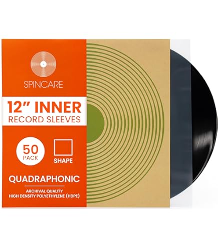 THAKKER Record Cover Sleeves 12" – 50 Pochettes Extérieures