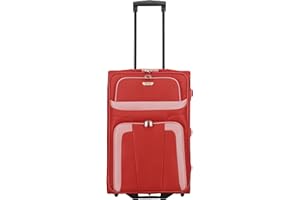 paklite valise à 2 roulettes taille M, série de bagages ORLANDO : valise trolley souple classique au design intemporel, 63 cm, 58 litres