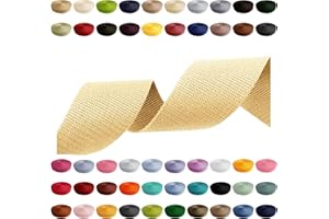 CARTONARE Sangle de 2 m, 5 m, 10 m, 50 m, 50 couleurs, largeur 10 mm, 15 mm, 20 mm, 25 mm, 30 mm, 40 mm, 50 mm, sangle de sac en polypropylène, idéale pour les projets de bricolage, l'artisanat et l'extérieur