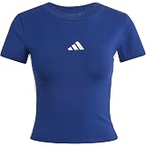 adidas Women's Essentials Slim Baby 3 Stripes T-Shirt