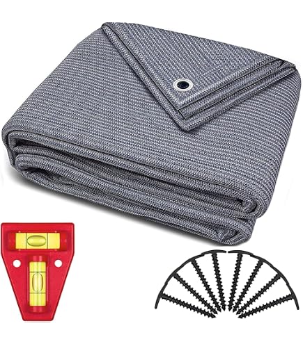 Tapis PVC Noir Soplair 250x550 Cm - Pour Camping-car Et Caravaning, Tissé, Sans Phtalates, Avec Sac - 7