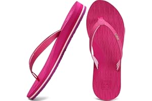 KuaiLu Womens Fashion Flip Flops Ladies Lightweight Yoga Mat Thong Summer Beach Sandals with Comfortable Arch Support