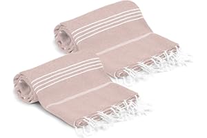 ‎TURQUOISE HOME Turquoise Home - Großes türkisches Pestemal Badetuch Hamamtuch Saunatuch XXL Badetuch 100 x 180 cm Sauna Spa Yoga Strand Picnic dünn und leicht