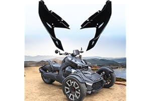 CPOWACE Gloss Black Fairing Panels Compatible with Can-Am Ryker All Models Ryker 600 900 Sport & Rally Edition Models Accessories Replacement for 219400803 2PCS