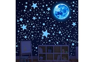 AOMAIC 512 Pezzi Stelle Luminose Cameretta Stelline Luminose per Cameretta Adesivi Murali Bambini Stelle Fluorescenti Adesive Soffitto Fluorescenti Adesivi Parete Decorazione per Soggiorno Cameretta Bambina