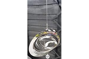 SK Style Stainless Steel Garden Wind Spinner - RAF Vulcan Bomber