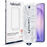 Teknoft Samsung Galaxy S26 ile Uyumlu Otomatik Hizalama Aparatlı Takılırken Toz Toplama &Ouml;zellikli Ekstra G&uuml;&ccedil;lendirilmiş Lazer