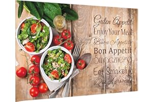 Bilderwelten Spritzschutz Glas - Guten Appetit - Quer 2:3, HxB: 40cm x 60cm