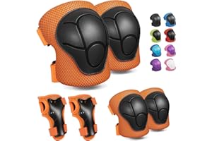 CKE Knee Pads for Kids Knee pads and Elbow Pads Toddler Protective Gear Set Kids Elbow Pads and Knee Pads for Girls Boys with Wrist Guards 3 in 1 for Skating Cycling Bike Rollerblading Scooter