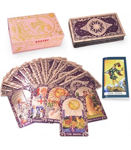 Jeu De Tarot 78 Cartes – Édition Russe – Divination – Voyage Spirituel – Cadeau En Famille