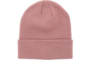 SHIPITNOW Berretto Uomo o Donna Tinta Unita - Cappello Invernali a Maglia Basic Senza Pompon - 100% Acrilico - Modello Semplice e Classico Senza Marca - Taglia Unica