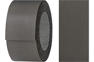 haggiy Edging Tape Melamine with Hot Melt Adhesive 40 mm x 5 m | Iron-On Edging Tape for Shelves and Panels | Edge Tape - Decoration: Graphite Grey