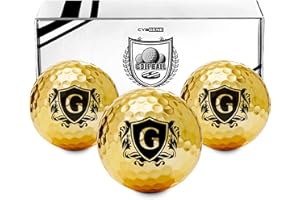 CybGene Golf Gifts for Men Unique, Personalised Coloured Golf Balls, Cool Accessories for Golf Lovers, Golfers, for Birthday and Christmas