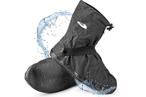 SULPO Wodoodporne ochraniacze na buty z antypoślizgową podeszwą, osłony przeciwdeszczowe na buty, pokrowce na buty rowerowe i motocyklowe – rozmiary 35–48