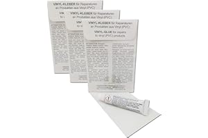 ABBCO 3X Reparatur Set Kleber und Flicken Flickset Flickzeug für Wasserbett Pool Wasserball Luftmatratze