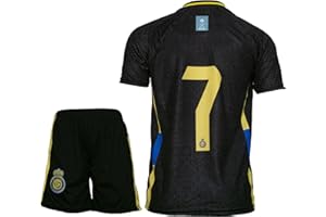 Gokaynex RND Al NASSR #7 koszulka piłkarska dla dzieci, specjalna koszulka sportowa, koszulka treningowa, koszulka treningowa dla dzieci w wieku 4-13 lat