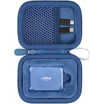 Crucial X10 8TB External Portable SSD Drive - Up to 2100MB/s, USB