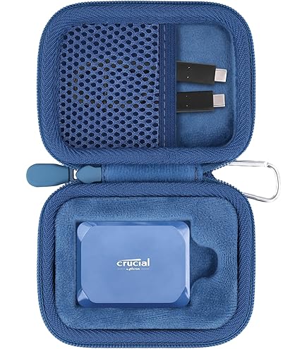 Crucial X10 6TB Portable SSD, Up to 2,100MB/s, USB 3.2 USB-C