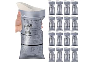 SRTSTR 16 Piezas 700 ml Bolsas de Orina Portátiles, Bolsas de Vómito de Urinario, Emergencia Bolsas de Orina Pee Toilet para Hombres Mujeres, Acampar, Viajar, Atasco de Tráfico, al Aire Libre