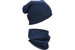 Alkato Unisex Beanie Mütze und Schal Set Uni