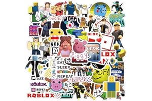 Fancico Roblox naklejki winylowe na laptopa, zderzak, deskorolkę, butelkę, komputer, telefon, dla dzieci, nastolatków, wodoodporne, 50 sztuk