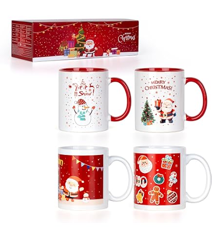 Tasse Noël couronne 400 ml - Deco Saison