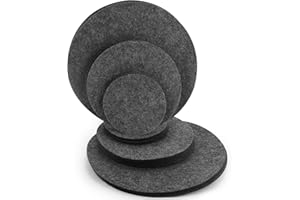 AMANDELIZABE 26 separadores de platos de fieltro, placa de fieltro suave, separadores de sartenes y protectores de ollas, protector de sartenes, protector de ollas para platos de porcelana, almacenamiento,