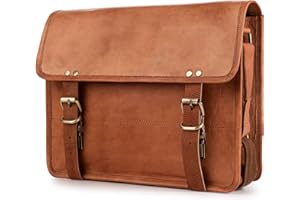 Berliner Bags Vintage Sac Bandoulière en Cuir York M, Porte-documents pour Ordinateur Portable pour Hommes Femmes