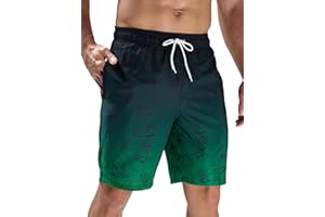 Arcweg Herren Badehose Lange Badeshorts Bedruckt Schnelltrocknend Elastischer Bund Leichte Schwimmhose Boardshorts Für Männer Strandurlaub & Freizeit S-XXL