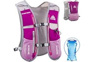 TRIWONDER Gilet Trail 5L Sac à Dos Hydratation Running pour Homme Femme Course à Pied Marathon Randonnée Cyclisme