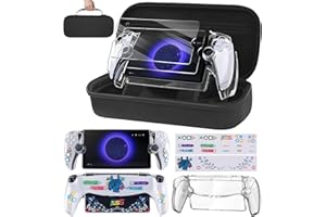 INROBERT Tragetasche für Playstation Portal Remote Player für PS5-Konsole, Hartschalen-Reisekoffer und Zubehör für PS Portal, stoßfest, sturzsicher und kollisionssicher