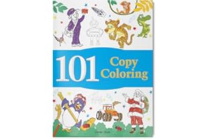 101 Copy Coloring: Fun Activity Book For Children [Paperback] Wonder House Books
