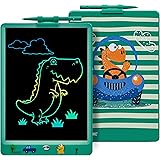 DYNASONIC (DYNA-PM Dinosauro) Tavoletta di scrittura LCD a colori 10 pollici per bambini. Tavola da disegno magnetica. Giocat