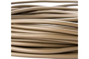 ORION LIGHTSTYLE Câble d'alimentation H03VV-F 3 x 0,75 mm PVC isolé câble rond câble de lampe câble de raccordement (10 m, doré)