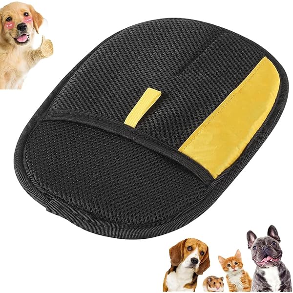 ETIALURE Tierhaarentfernungshandschuh - Doppelseitig Für Katzen & Hunde